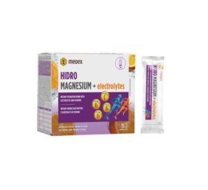 Medex magnezij hidro instant napitek z elektroliti in vitamini, vrečke 15x 10g
