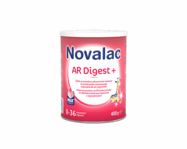 Novalac AR Digest +, formula za dojenčke in majhne otroke s polivanjem