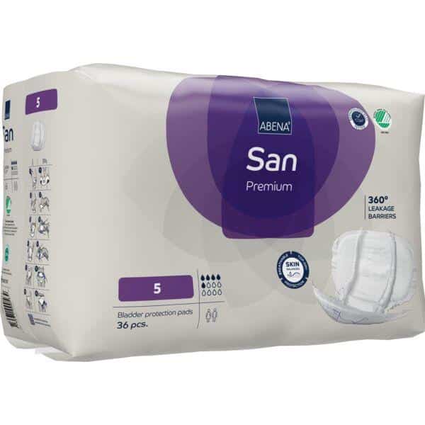 Abena San Premium 5, predloge za inkontinenco (36 kosov)